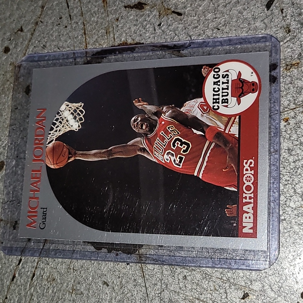 Michael Jordan. 1990. NBA HOOPS. Mint.